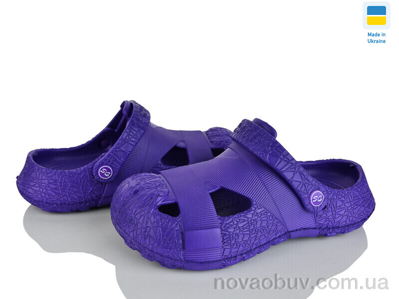 Крокси Rai shoes Сабо12 фіолетовий
