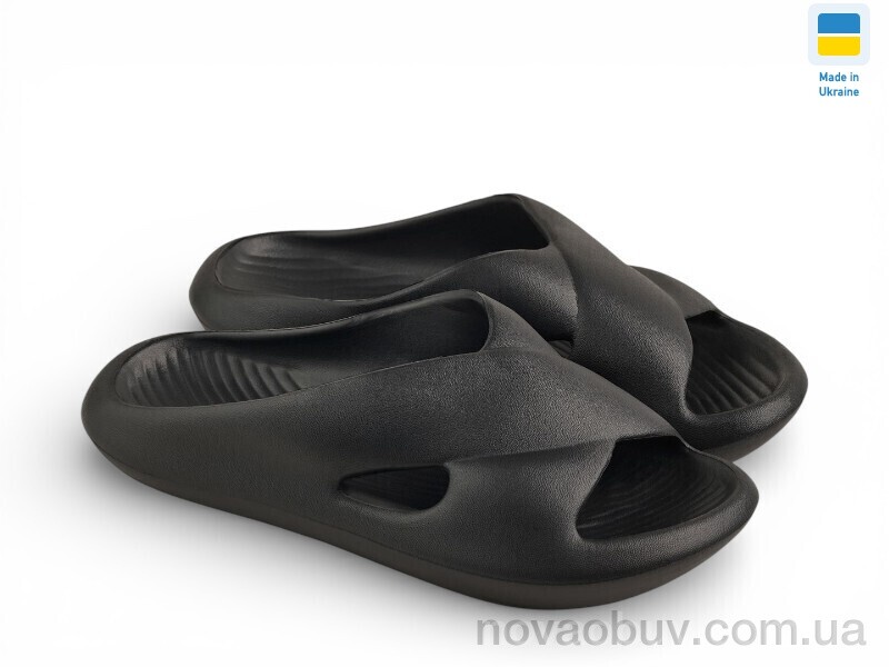Шлепки Rai shoes DS73 чорний