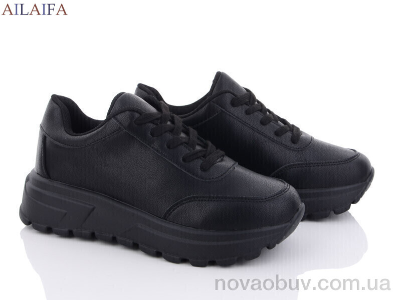 Кросівки Ailaifa 2385 all black піна