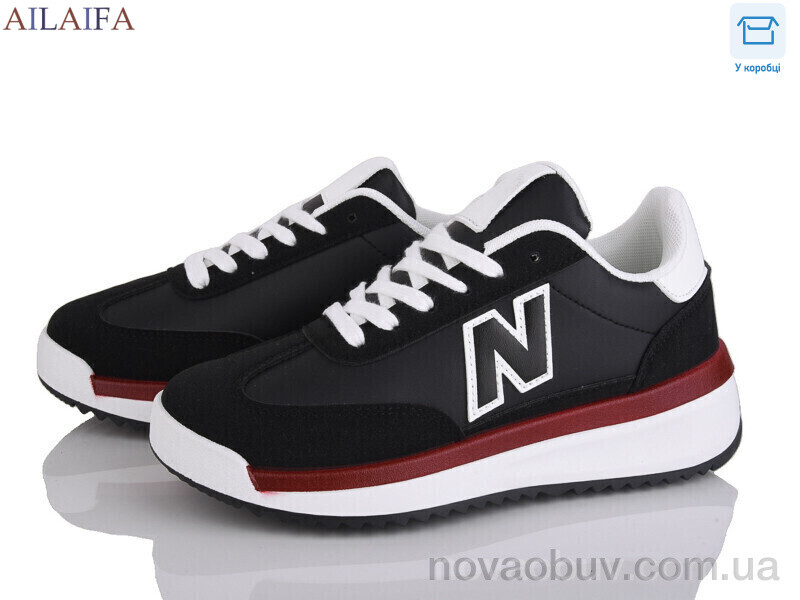 Кроссовки Ailaifa NR006 black-white