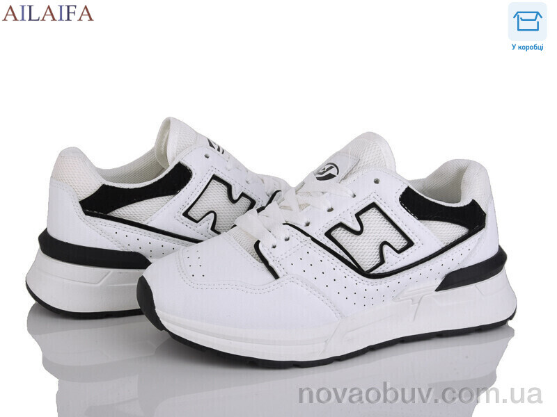 Кроссовки Ailaifa MX803 white-black
