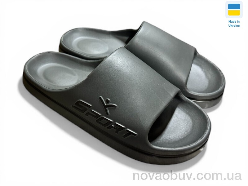 Шльопанці Rai shoes 403 графіт