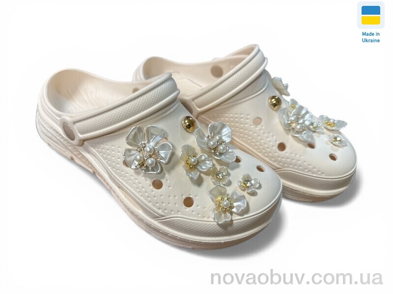 Крокси Rai shoes 413 кремовий