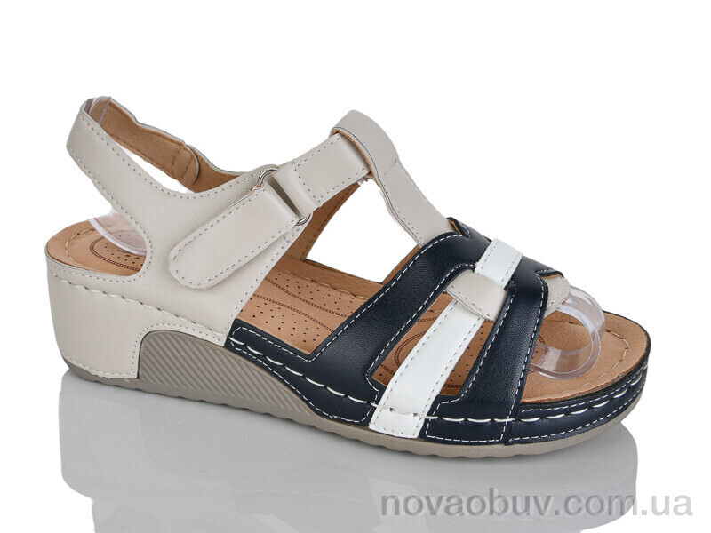 Босоніжки Leguzaza H2-17 beige-navy