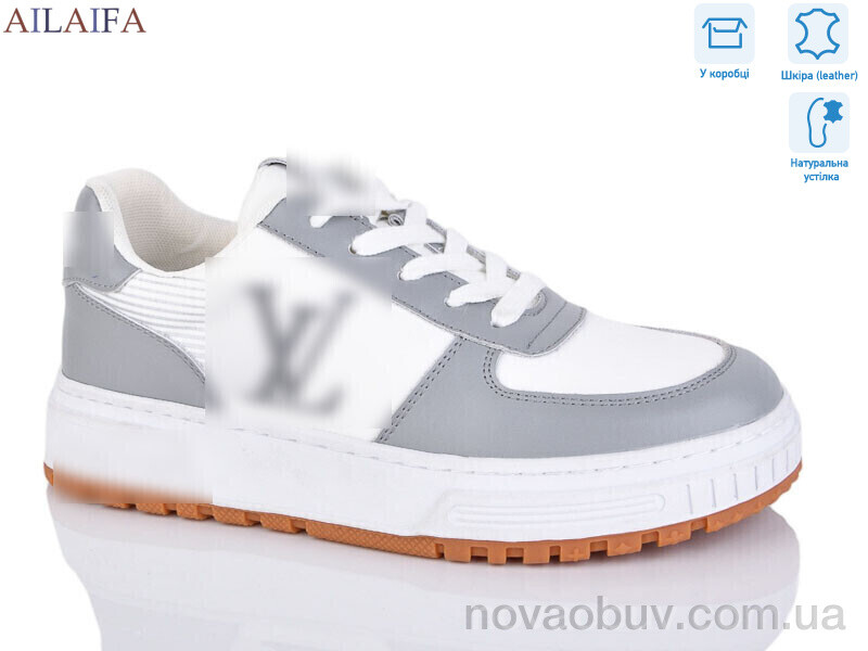 Кроссовки Ailaifa 2056 white-grey