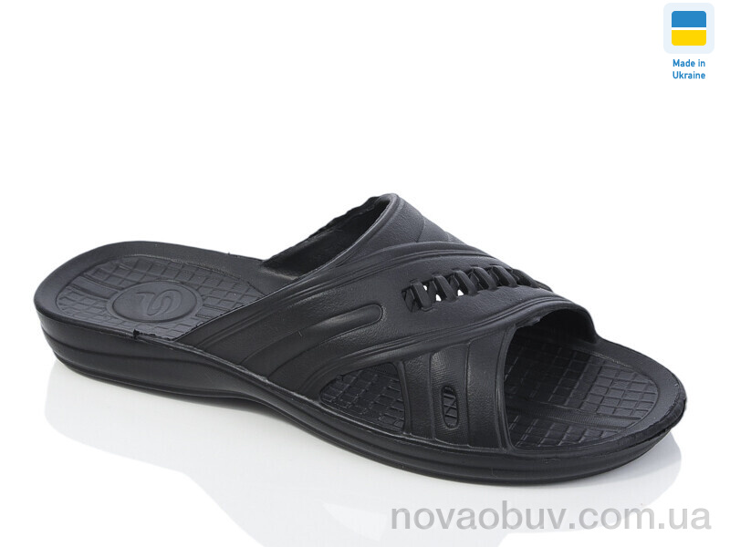 Шльопанці Lot Shoes Плетінка чорний