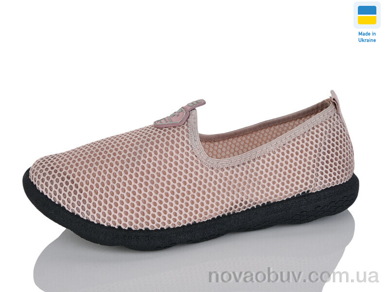 Сліпони Inblue S18 сітка беж чорна. под