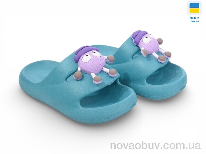 Шльопанці Rai shoes 335 бірюза