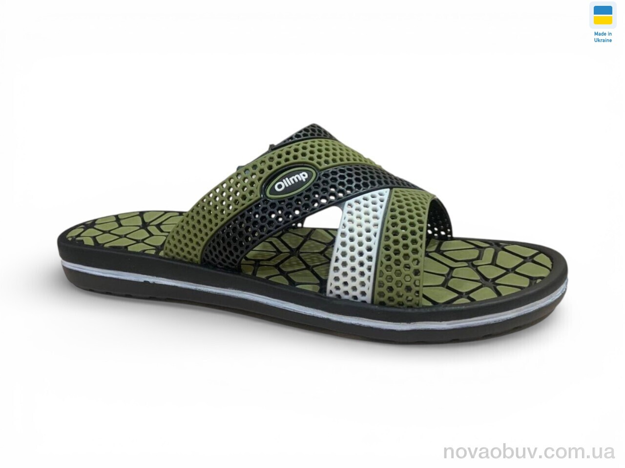 Шльопанці Rai shoes M203 хакі