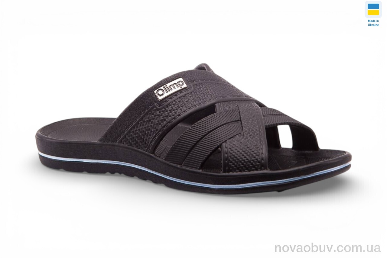 Шльопанці Rai shoes M204 чорний