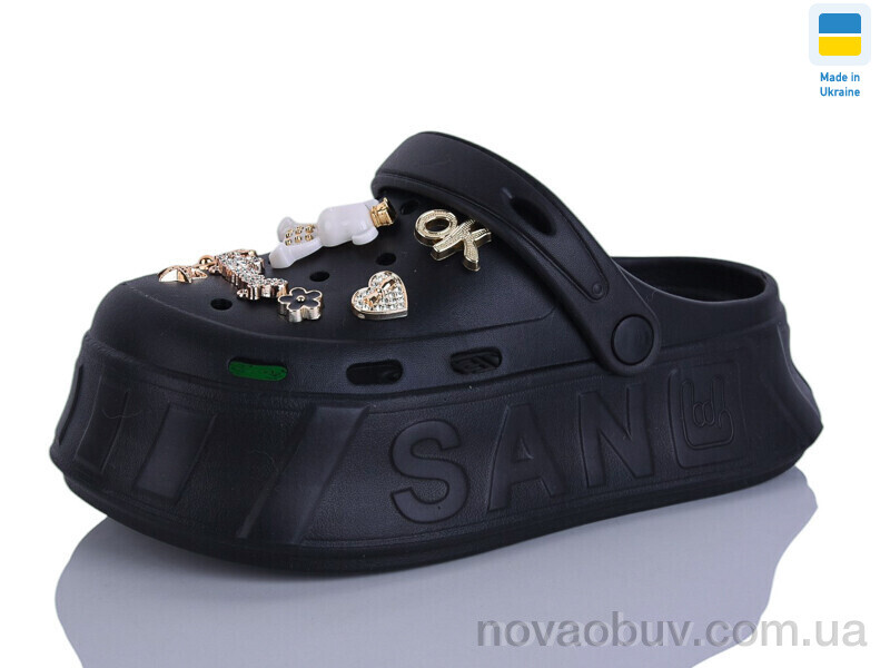 Кроксы Lot Shoes N156-1 чорний