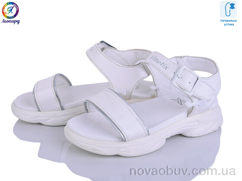 Босоножки Леопард L01 white