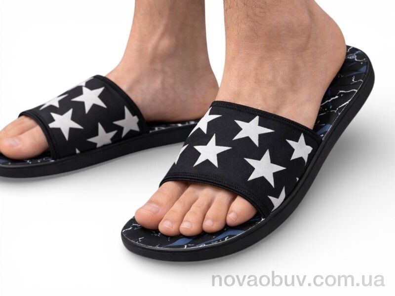 Шльопанці Obuvok S45 black (98741)