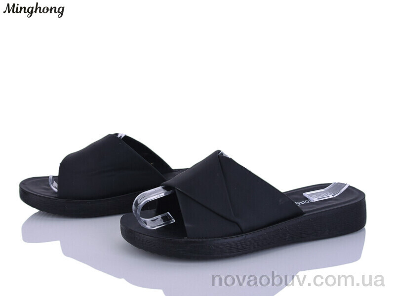 Шльопанці Minghong 7719 black