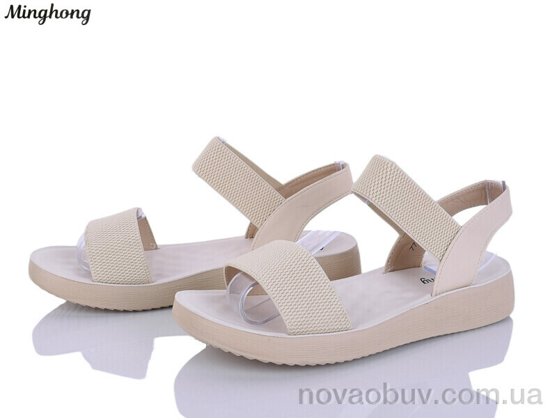 Босоніжки Minghong 7715 beige