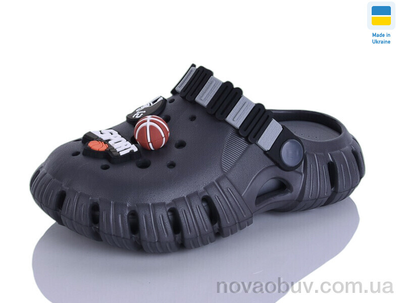 Крокси Lot Shoes 012 графіт-т.сірий