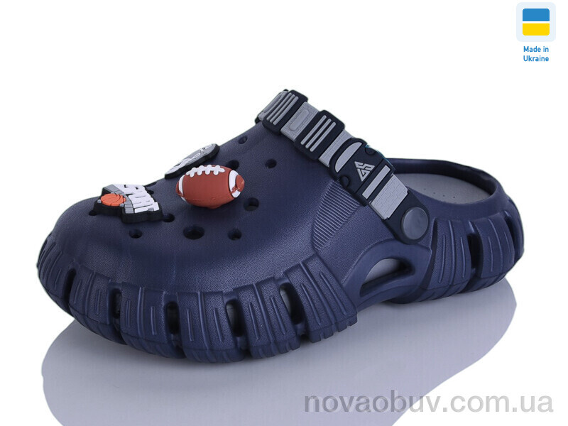 Крокси Lot Shoes 770 підліток т.синій-сірий