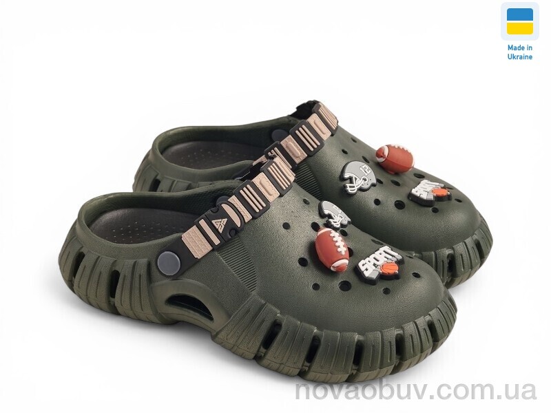 Крокси Rai shoes DS770 хакі-чорний
