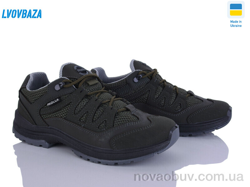 Кросівки Lvovbaza Paolla ПАТ 5-3713 сітка хакі