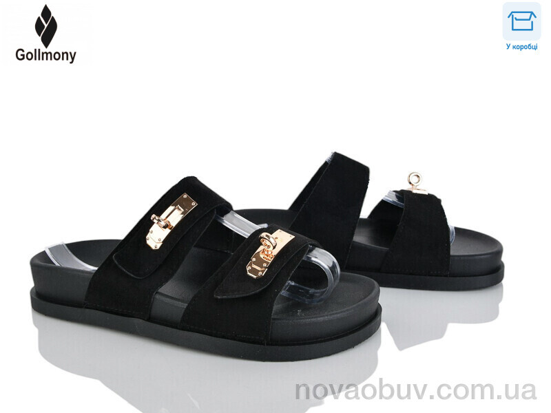 Шльопанці Gollmony K12-36 black