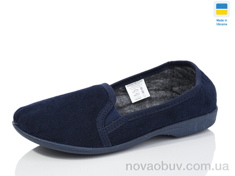 Капці Lot Shoes Кредо вельвет синій
