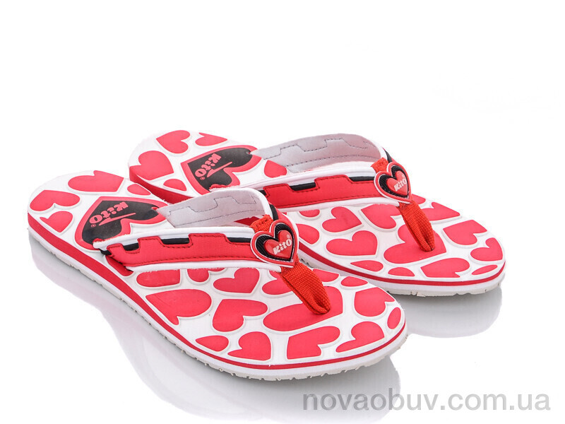 Шльопанці Obuvok W8523 red