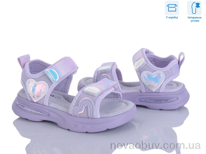 Босоніжки Clibee-ShoSho ABC0372P purple