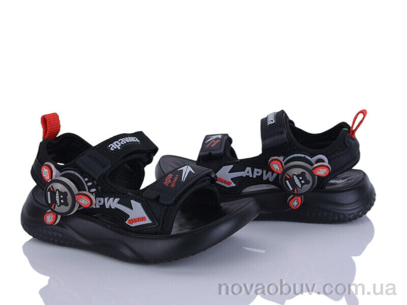 Сандалі Clibee-ShoSho Z2430-1 black-red