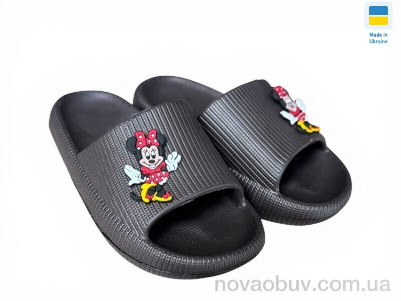 Шльопанці Rai shoes 022 міккі шоколад