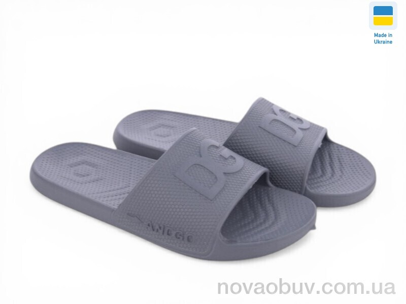 Шльопанці Rai shoes 131 сірий