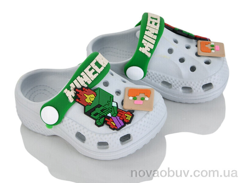 Крокси BABYSHOP MC2102 grey