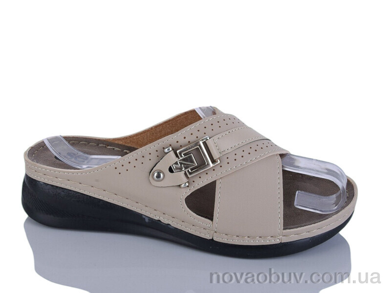 Шльопанці DeMur 63001-2 beige