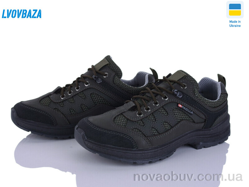 Кросівки Lvovbaza Paolla ПАТ2-3713 хакі сітка