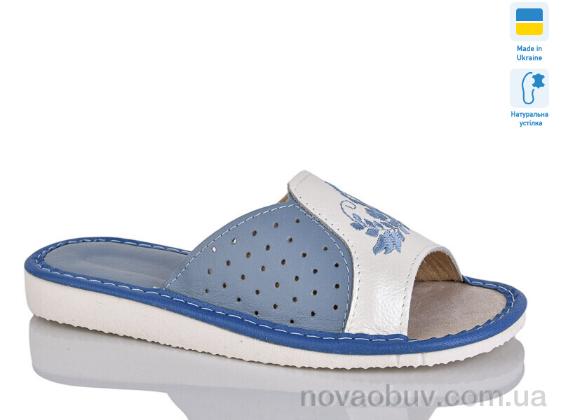 Шльопанці Lot Shoes 1-2 блакитний комн