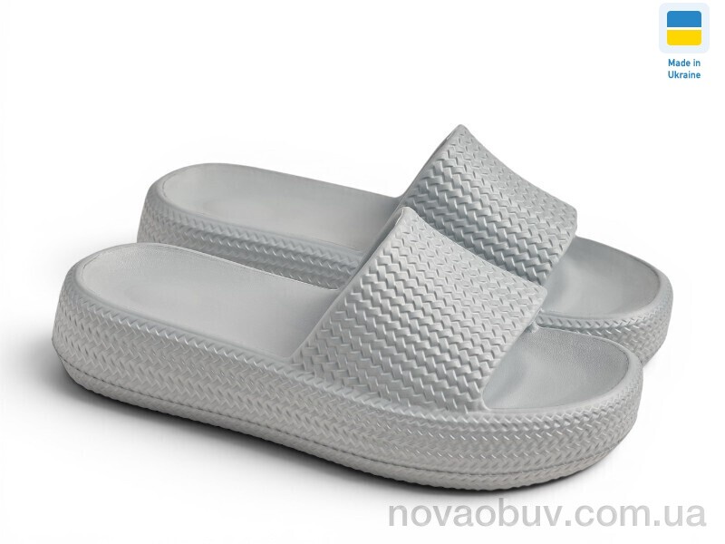 Шльопанці Rai shoes ДС78 сіро-блакитний