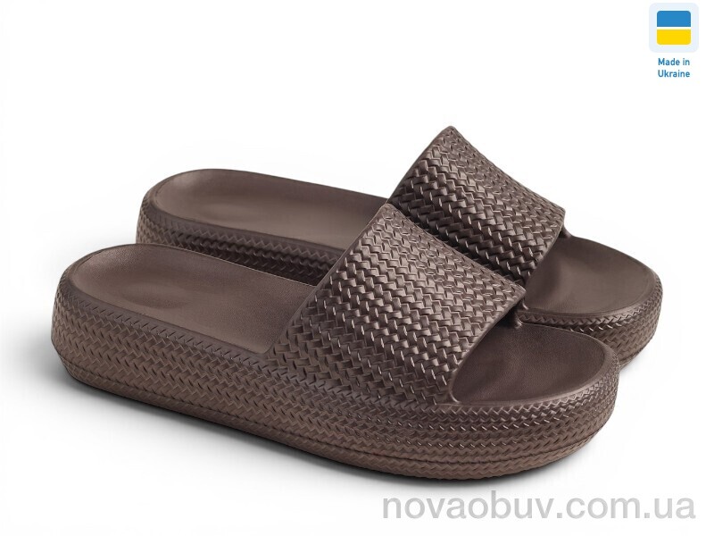 Шльопанці Rai shoes ДС78 шоколад