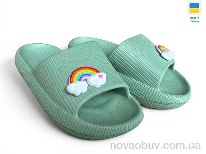 Шльопанці Rai shoes 022 оливка