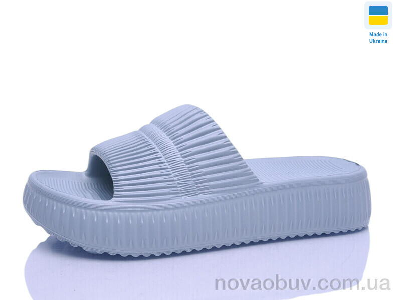 Шлепки Lot Shoes N79 сіро-блакитний