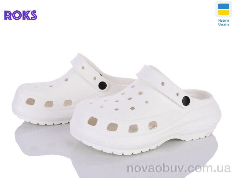 Кроксы Roks 1410 білий