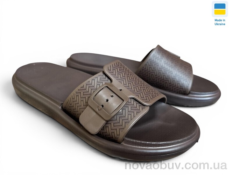Шльопанці Rai shoes DS842 шоколад