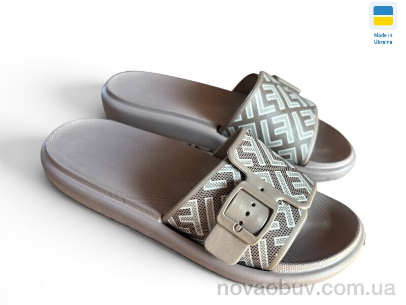 Шльопанці Rai shoes DS841 тауп