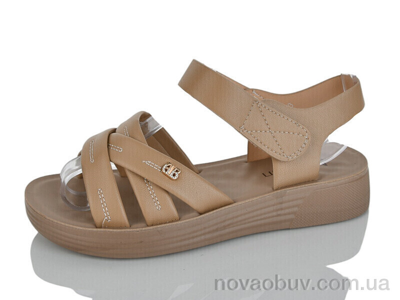Шльопанці Ok Shoes 2503 beige