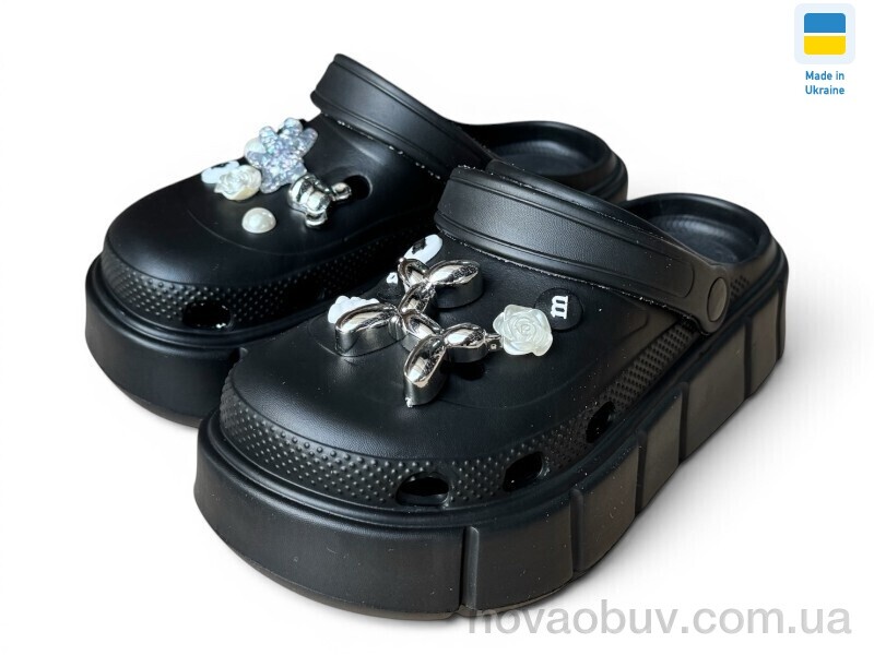 Крокси Rai shoes E152-2-6 чорний
