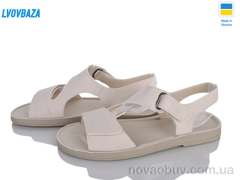 Босоніжки Lvovbaza Paolla S02 беж