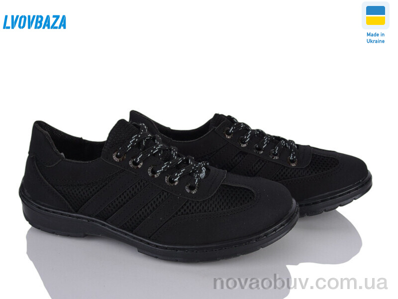 Кросівки Lvovbaza Ankor KP3 сітка чорний
