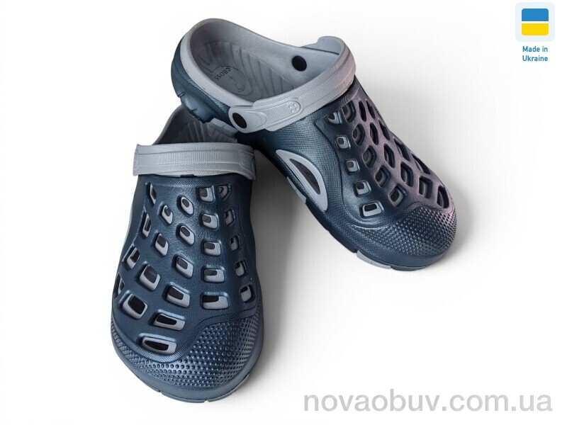 Крокси Rai shoes 308 синьо-сірий