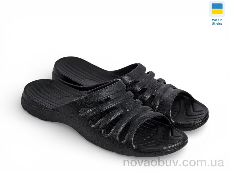 Шльопанці Rai shoes L104 чорний