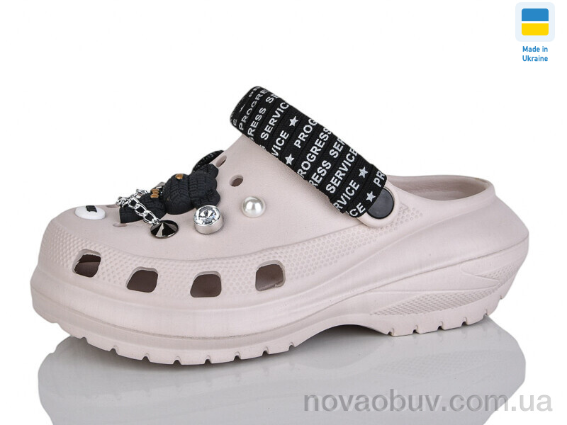 Крокси Lot Shoes 1410-2-4 бежевий