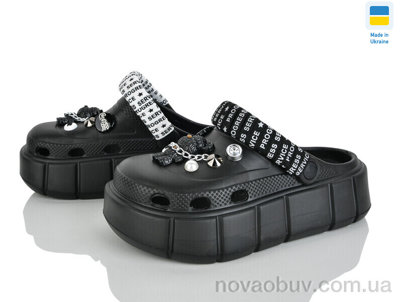 Крокси Rai shoes E152-2-4 чорний