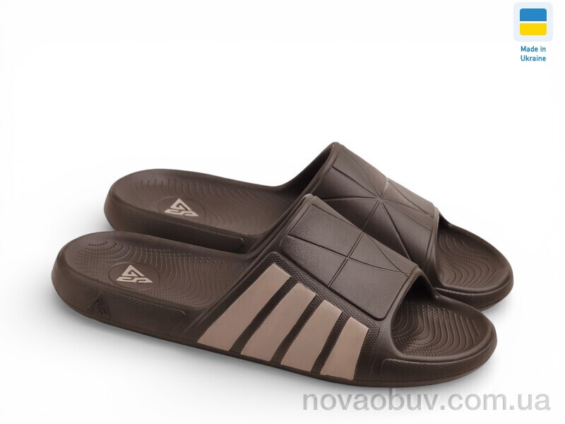 Шльопанці Rai shoes CC010 коричневий